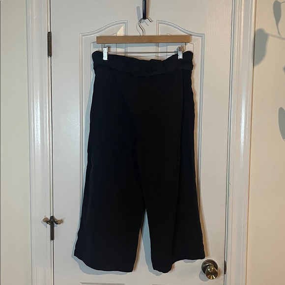 Back‎ Beat Rags Co | Black Tencel Paperbag Wide Leg Easy Pants Medium Silky - Picture 6 of 12